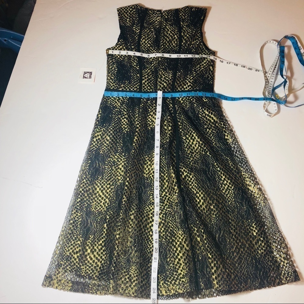 [Anne‎ Klein] Sleeveless Lace Fit-and-Flare Dress - Picture 8 of 8